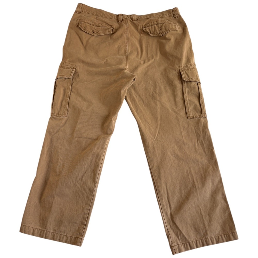 Old Navy Mens Cargo Vintage Pants 40x30 (40x28.5) Khaki Cotton Military Hiking - Picture 2 of 7